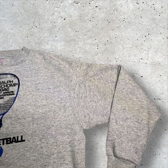 1990 Soffe Heavy Sweats XL Ralph Schomp DAC Racquetball Crewneck Sweatshirt USA - Picture 3 of 11